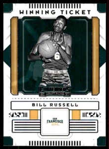 2019-20 Panini Contenders Winning Ticket Bill Russell Boston Celtics #12 - Picture 1 of 2