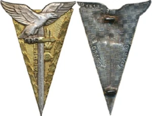 Ecole de Spécialisation de l’A.L.A.T, dos guilloché, 2 anneaux, Drago 1513 - Imagen 1 de 1