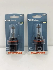 Set of 2 Sylvania 9007 Basic Halogen Lamps Headlight 12.8V, 55/65W Free Ship - Picture 1 of 2