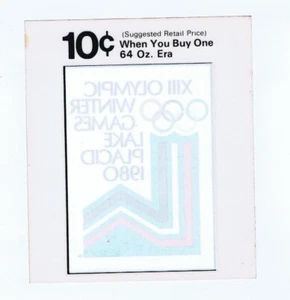 Lake Placid Winter Olympic Games 1980 window sticker - Era promotion - Picture 1 of 1