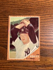 1962 TOPPS BASEBALL CARD #139-C HAL RENIFF PITCHING EX+/EXMT!!!!!!!!!