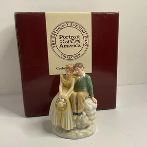 Goebel Saturday Evening Post Portrait of America Norman Rockwell Young Love - Picture 1 of 9