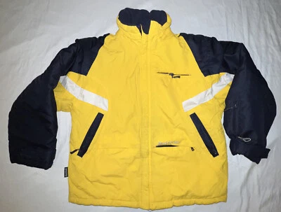 Chaqueta acolchada amarilla con cremallera Reebok para niños talla M 10-12 Foto 1 de 4