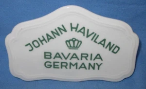 Letrero de exhibición de tienda Tapletop para Johann Haviland China - Imagen 1 de 5