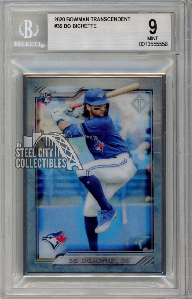 Bo Bichette 2020 Bowman Transcendent Rookie Card #36 024/100 BGS 9 - Image 1 of 1