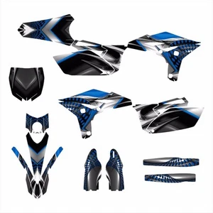 2010 2011 2012 2013 YZ250F Graphics sticker kit #7777-Blue Free Custom Service - Bild 1 von 2