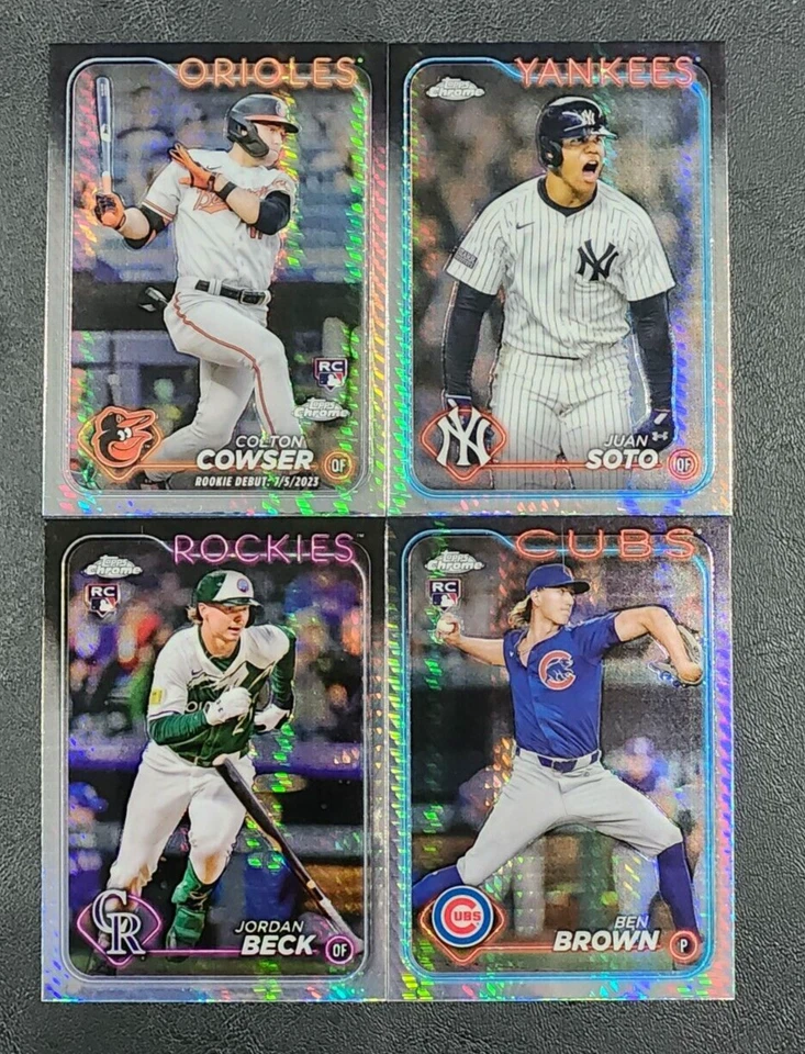 2024 Topps Chrome Update PRISM REFRACTORS with Rookies You Pick the Card - Image 1 of 1