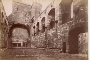 Original albumen antique Parliament Hall Linlithgow Palace 155 J.V. Scotland - Picture 1 of 1