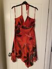 Ladies Gorgeous Asymmetrical Hem Dress Size 16 ❤️ From Bay Holiday/cruise/Dance