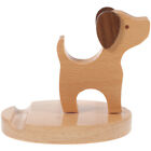 Cute Dog Wooden Phone Stand for Home/Office/Car Decor