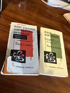 Easy Japanese Basic Conversation & English/Japan Dictionary Samuel Martin 2 BKS - Picture 1 of 3