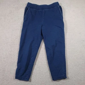 Lands End Pants Women's PS Petite 4-6 Blue Serious Sweats Lounge Bottoms - Picture 1 of 13