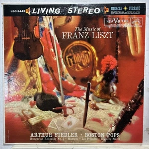 ARTHUR FIEDLER / BOSTON POPS Music of Franz Liszt RCA Victor LSC-2442 shaded dog - Picture 1 of 4