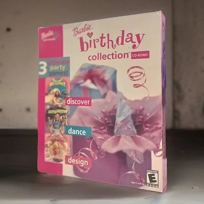 Barbie Birthday Collection Big Box PC CD-ROM Kids Fashion Video Game Software  - Image 1 of 4