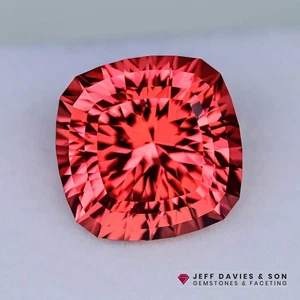 Precision Cut - 22.45ct LAB Padparadcha Sapphire - Pulled Czochralski - Picture 1 of 2