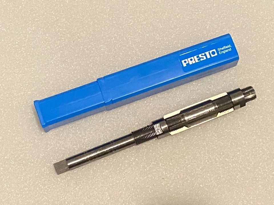 PRESTO UK H7 Adjustable Hand Reamer 21/32" - 23/32" - 16.66mm - 18.25mm - Presto