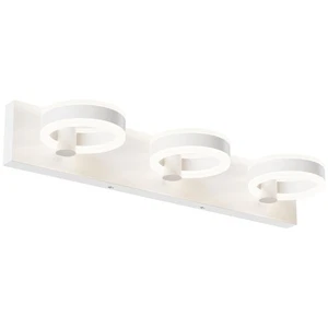 LED Badezimmerleuchten, 24 Zoll weiße Waschtischleuchten, moderne Acryl mit 3 Lichtern... - Bild 1 von 8