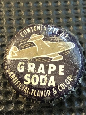 Tapa de botella de soda Jet Grape Duluth Minnesota ESCASA Foto 1 de 4