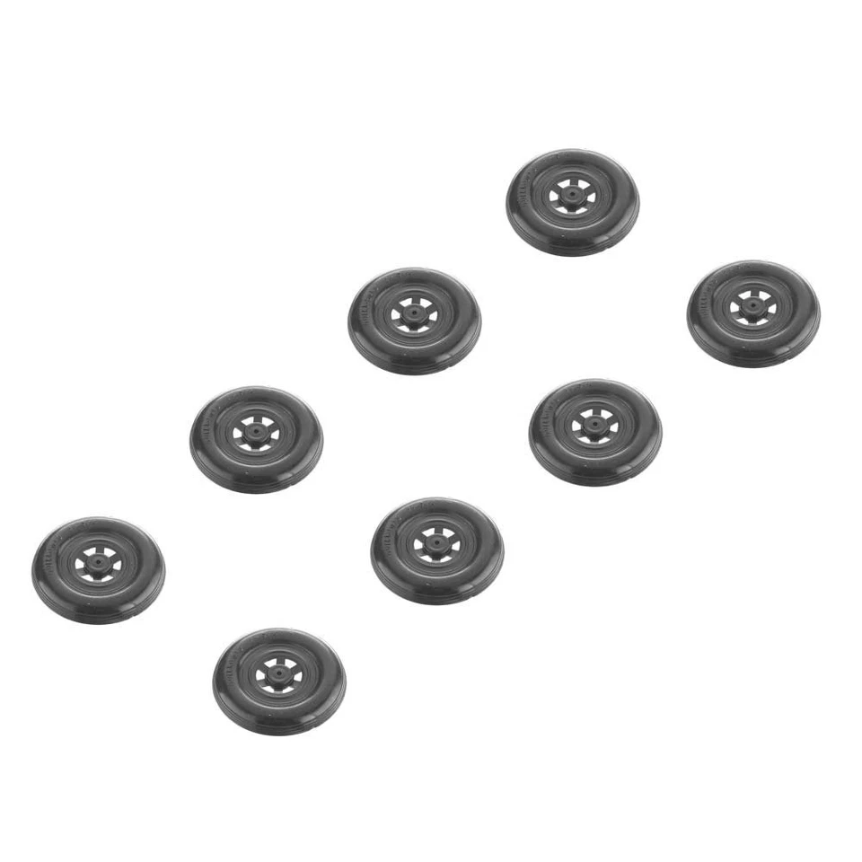 Plastic Half Wheels 1-3/4" (4pr) Guillows - Image 1 of 1