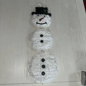 20 Zoll hängender Schneemann Weihnachtsdekoration - Bild 1 von 2