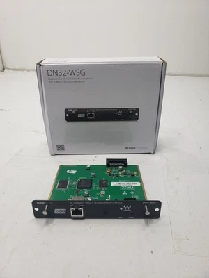 Klark Teknik DN32-WSG Expansion Card for 32-Channel Low-Latency AoIP in WAVES - Image 1 of 4
