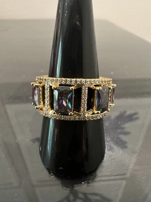 Anillo Bomb Party Junio 2025 "Say It's Fate" RG18793 Oro Alejandrita Talla 10 Foto 1 de 3