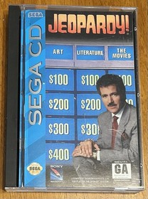 JEOPARDY! SEGA CD Game in Case with Manual