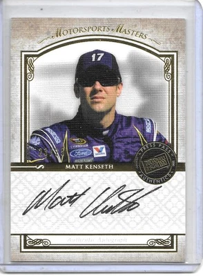 2010 Press Pass Legends MATT KENSETH MOTORSPORTS MASTERS GOLD AUTO #23/25! - Image 1 of 2