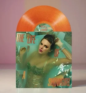 TAYLOR SWIFT - THE LIFE OF A SHOWGIRL- ORANGE GLITTER VINYL LP  " NEW, SEALED " - Picture 1 of 1
