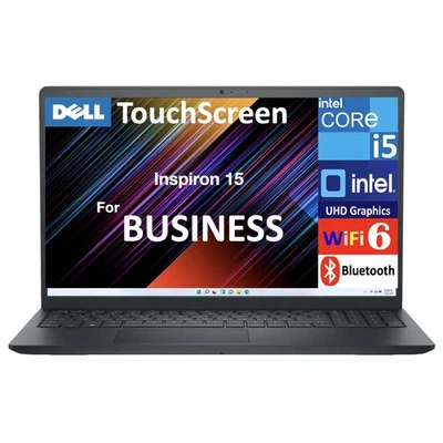Dell Inspiron 15.0" FHD Touch Intel i5-1334U 16GB DDR4 512GB SSD W11P Laptop, BK - Image 1 of 4