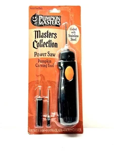 Herramienta de tallado Pumpkin Masters sierra eléctrica Jack O’ Lantern colección Halloween 3 piezas - Imagen 1 de 2