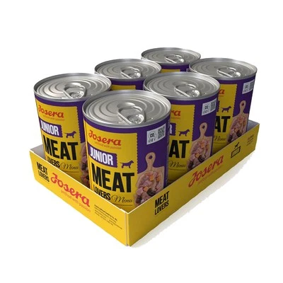 Josera Meat Lovers JUNIOR Menu Turkey | Nassfutter Welpen Hund | 6 x 400 g - Bild 1 von 3