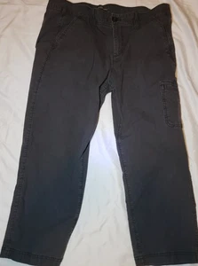 Eddie Bauer Damen Baumwollmischung Caprihose Gr. 14, grau, leicht, Stretch - Bild 1 von 4