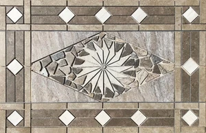 32" x 20 3/4" Tile Medallion - Daltile Affinity & Articulo tile series - Picture 1 of 3