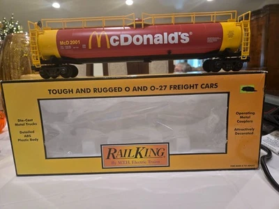 MTH 30-7339 MCDONALD'S 33K TANK CAR - Image 1 of 4