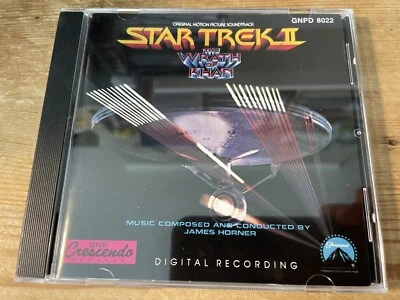 STAR TREK II: THE WRATH OF KHAN (James Horner) OOP GNP Soundtrack Score CD EX - Image 1 of 2