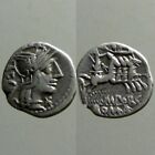 Roman Republic Silver Denarius of Porcius Leaca 125 Bc