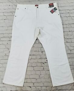 Craftsman White Work Painter Pants Tef lon Fabric Protection Sears MENS SZ 44X32
