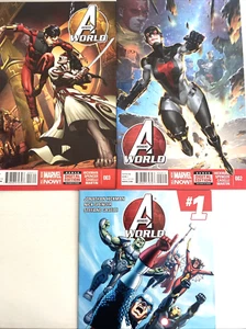 AVENGERS WORLD. NUMBER'S 1-3. (3 ISSUE HIGH GRADE 2014 LOT). MARVEL COMICS. - Picture 1 of 16