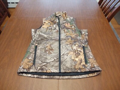 Chaleco para mujer mediano Under Armour árbol real con cremallera Prendas exteriores Bolsillos con cremallera Cálido Usado en Excelente Condición Foto 1 de 4