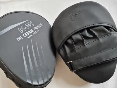 Muay Thai Pratzen MMA Handpratze Kickboxen Karate Schlagpolster Fokus Pad Boxen  - Bild 1 von 4