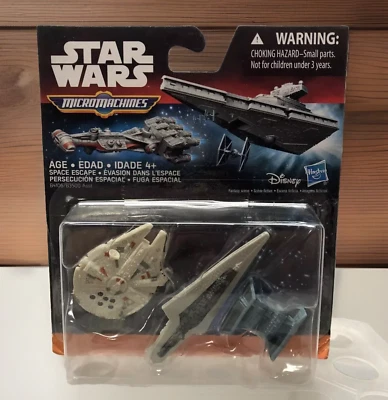 Micro Máquinas Disney Star Wars El Imperio Contraataca Escape Espacial Tie Falcon Foto 1 de 4