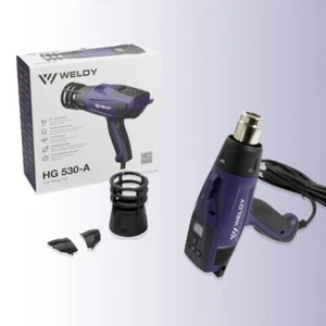Pistola de calor digital Weldy DC230V 2300W 530A con kit de envoltura de automóvil - Imagen 1 de 12
