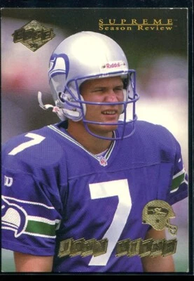 1998 Collector's Edge John Kitna #169 Supreme Season Review Seattle Seahawks  - Image 1 of 2