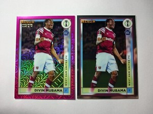 2022-23 Topps UEFA Merlin Divin Mubama PINK MOJO Rookie /275 + Base RC  #85