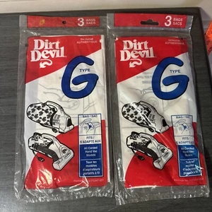 BOLSAS DIRT DEVIL TIPO G GENUINAS - De colección - Nuevas - Paquete de 2 - Imagen 1 de 5