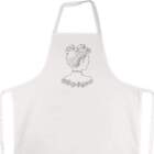 'Girl with Space Buns Hair and Flowers' Unisex Cooking Apron (AP00056296)