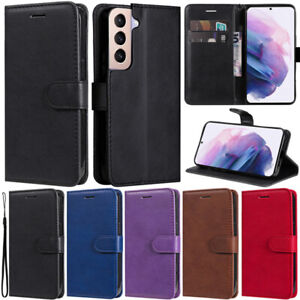 Slim Wallet Leather Flip Case Cover For Samsung Galaxy S21 S20 FE S10 S9 S8 Plus