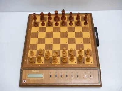 Mephisto Academy Schachcomputer Holz Ausgabe Elektronisches Schachspiel Vintage - Bild 1 von 4
