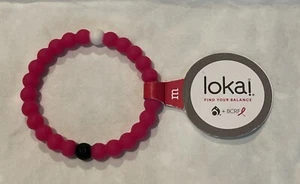 Lokai Pink Barbie Bracelet Size Medium NWT - Picture 1 of 4